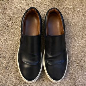 Zara Leather Slip ons